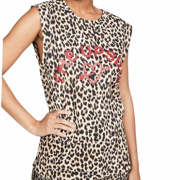 Anthro The Upside Leo Love Leopard Muscle Tank - Picture 4 of 7